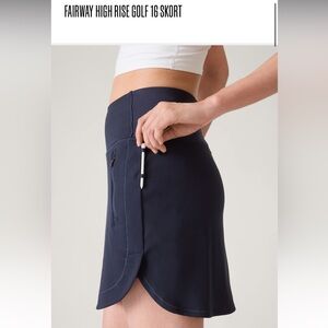 Athleta fairway high rise golf 16 skort